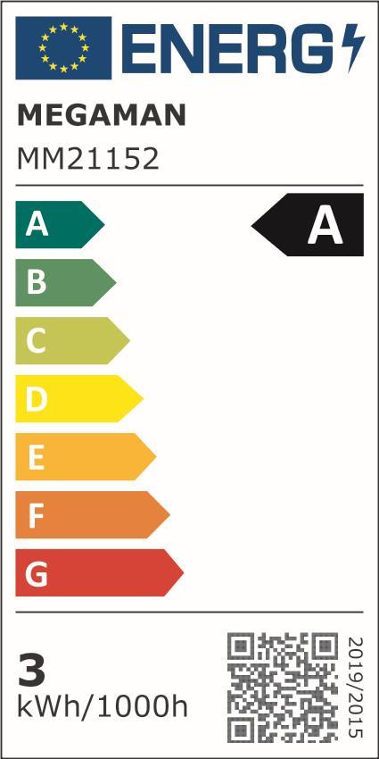 MEGAM LED-Bulb 2,3W/827 485lm    MM21152 