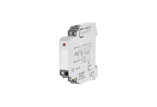 Metz Koppel- KRA-M6/21 24VAC/DC 1WE Baustein KRA-M6/21 24 V AC/DC (Inhalt 10 Stück)