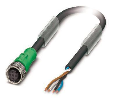 PHOENIX CONTACT Sensor-/Aktor-Kabel SAC-4P- 5,0-186/M12FS Inhalt: 1 St. (1509490)