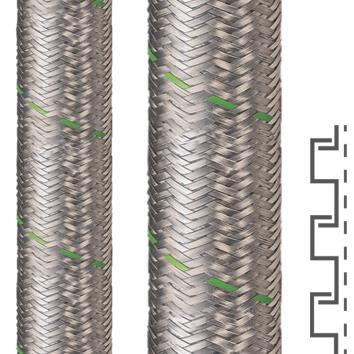 4025113139290 - FLEXA MetallschlAD27MM SPR-EDU-AS22-50M Stahl Vzm Stahldrahtumflecht50m (Inhalt 50 Stück)