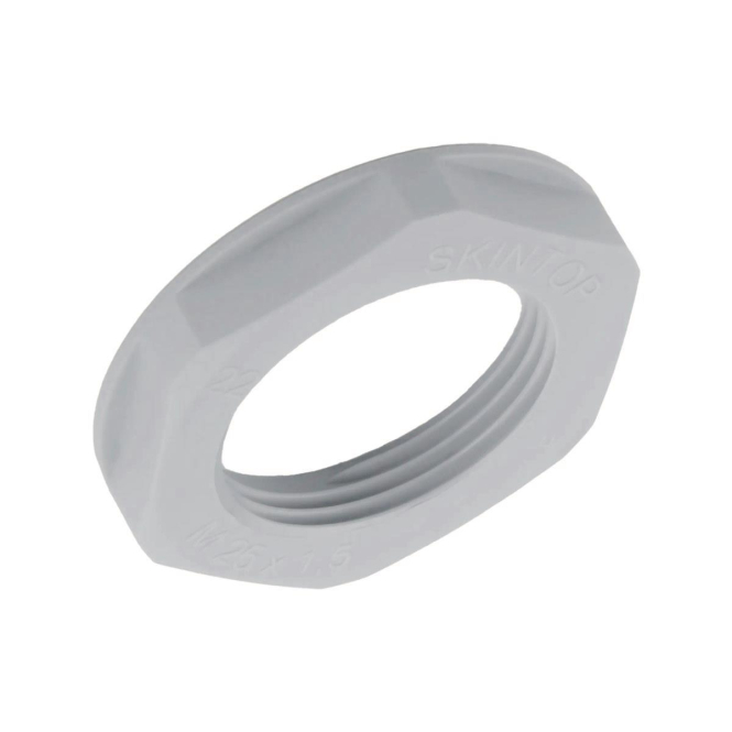 4044773165944 - 53119040 - Gegenmutter Sechskant M 32 x 15 mm SW 41 mm silbergrau