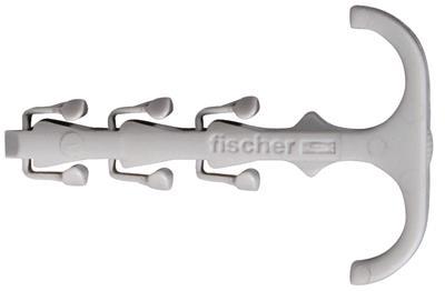 4006209481622 - Fischer Zwillingsschelle Steckfix 048162 SF plus ZS 28 (Inhalt 75 Stück)