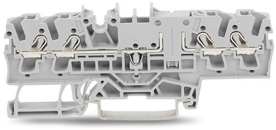 4045454974671 - WAGO 2002-1801 4-Leiter-Durchgangsklemme 25mm²mit Prüfmöglichkeitgrau