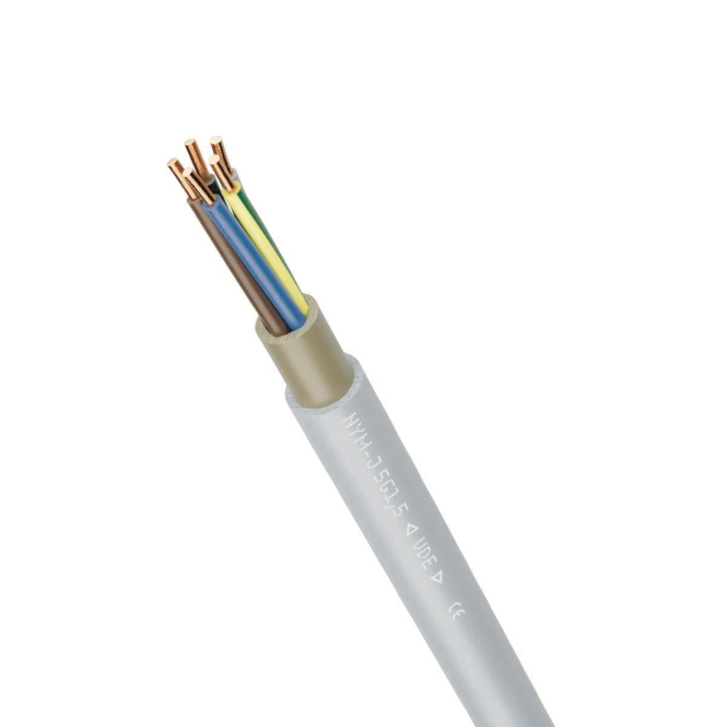 LAPP Netzkabel 5 Adern, 5x2.50 mm² Kupferdraht blank ungeschirmt PVC (16000063/100)