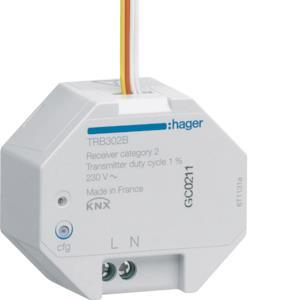 HAGER Funk UP Eingang 2-fach TRB302B 230V,q.-link