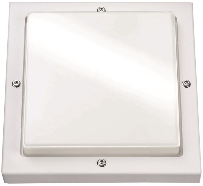 SGL LED-Wandleuchte Bassi ws IP65 611187 10W 580lm 3000K dim IK10 240x240mm