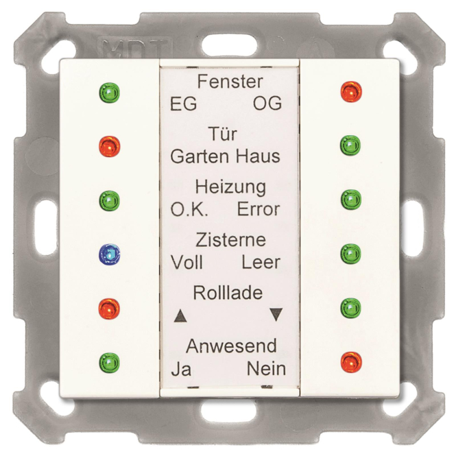 MDT SCN-LED55.01 LED Anzeige 55mm Reinweiß matt