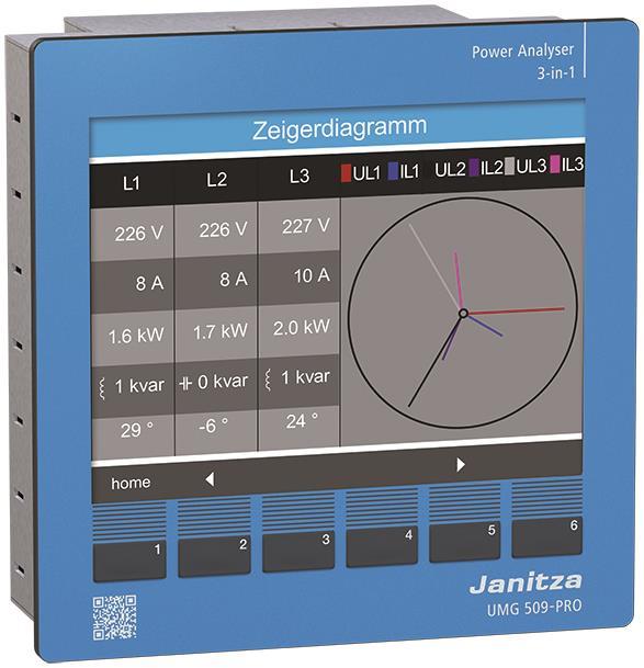 Janitza UMG UMG 509-PRO UH= 95-240V AC 509-PRO UH= 95-240VAC Multifunk.