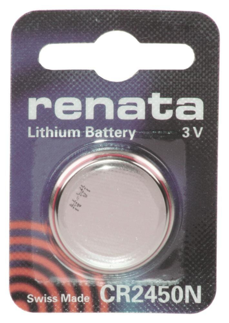 0785618131925 - Renata Knopfzelle RE2450N CR2450N Lithium 3V 540mAh 1er Blister