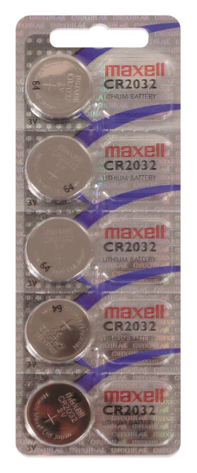 Maxell CR2032 Knopfzelle Lithium CR2032 3V 210mAh Blister a 5 Stück