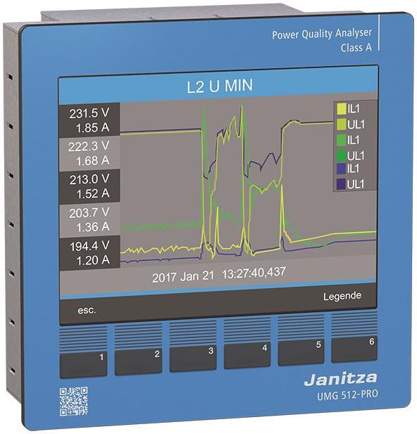 4251861100262 - UMG 512-PRO Spannungsqualitäts-Analysator Spannungsqualitäts-Analysator UMG 512-PRO