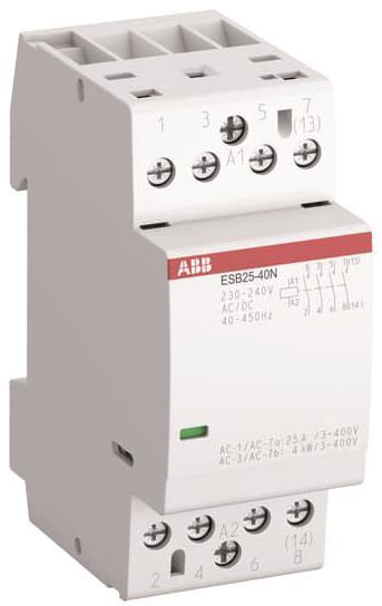 ABB ESB25-40N-06 Installationsschütz 4S/0Ö 230-240V AC/DC (1SAE231111R0640)