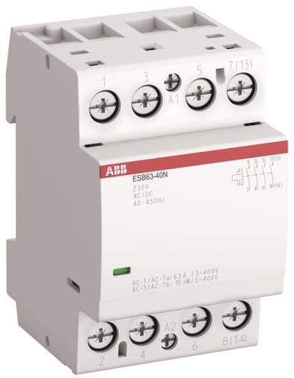 ABB ESB63-40N-06 Installationsschütz 4S/0Ö, 230 V AC/DC (1SAE351111R0640)