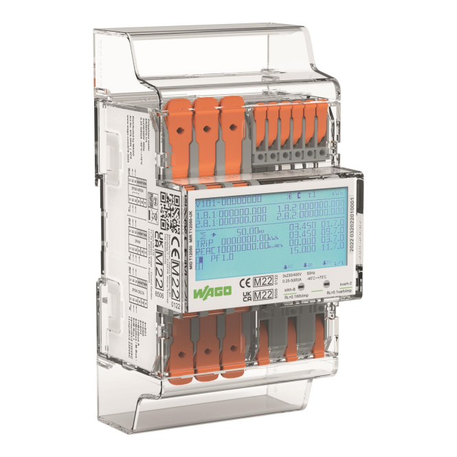 WAGO 879-3020 Energiezähler (MID),für Direktanschluss,65A