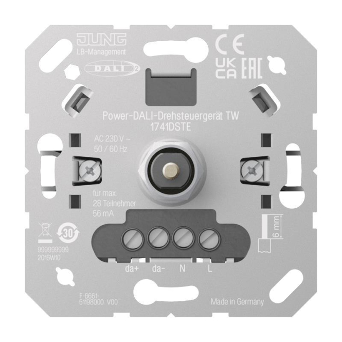 4011377206588 - Jung 1741 DSTE Power-DALI-Drehsteuergerät TW