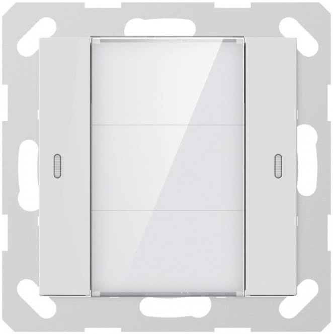 GVS Tastsensor ADVANCE+ 1-fach ws 284104 matt inkl. Temp.sensor ADV--02/02.1.00