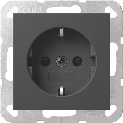 GIRA Steckdose LED-Leuchte Schwarz 1 Stück